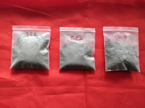 Soil samples collected in sterilized polythene bags